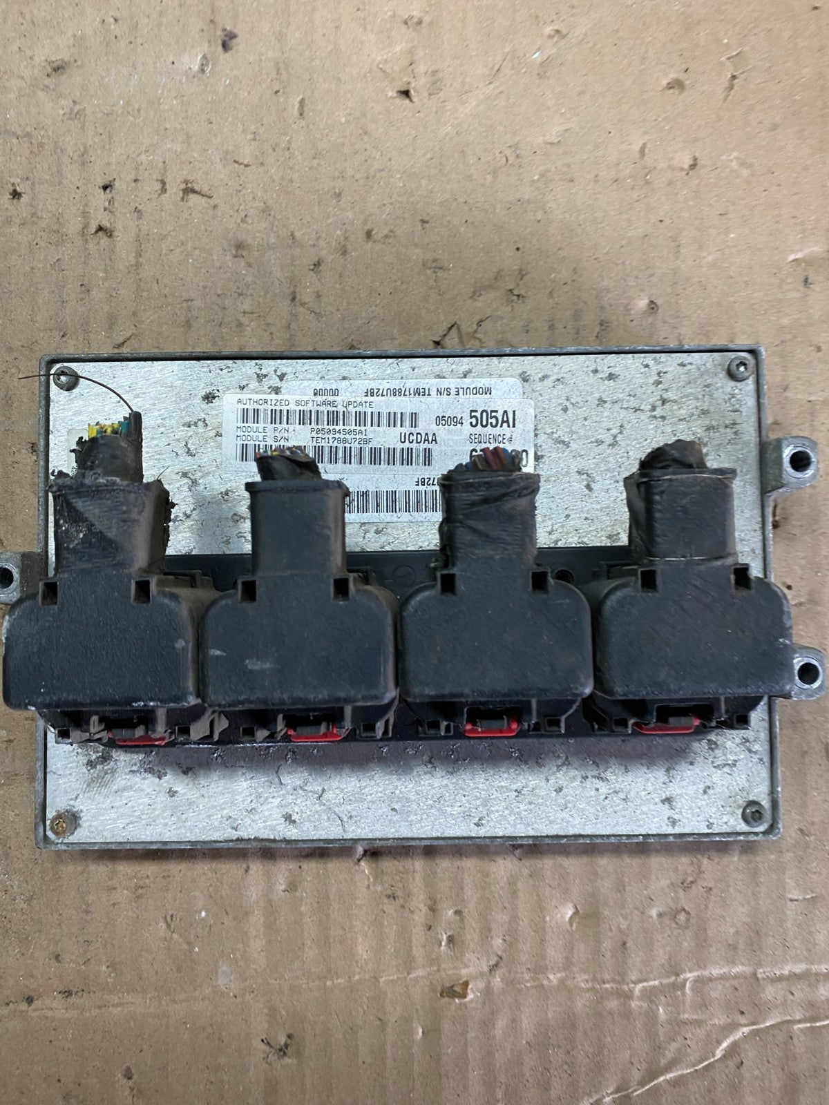 2008 Dodge RAM 1500 5.7L ECM Engine Control Computer P05094505AI p0295 DG0