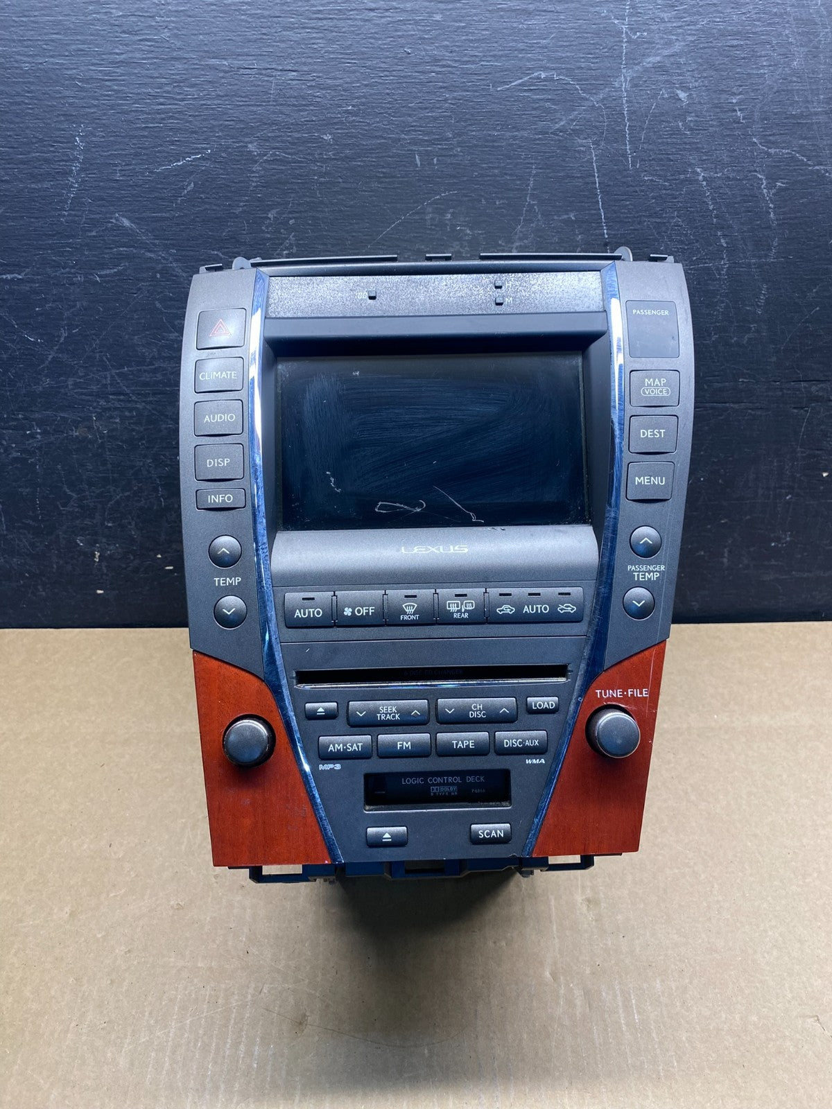 2007 2008 2009 Lexus ES350 Screen Radio AM-FM CD Tuner Head Unit AG7355 DG0