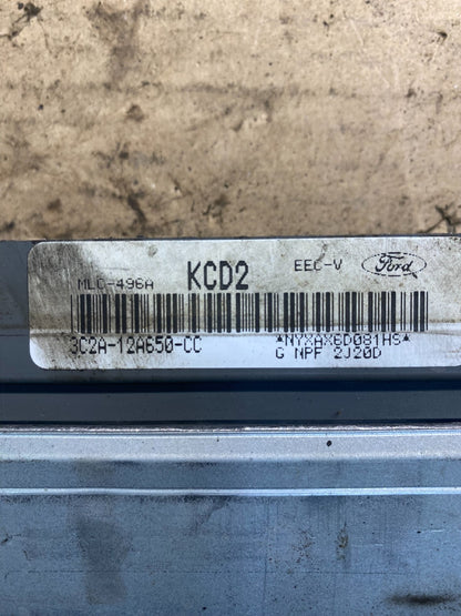 2003 Ford Van E150 5.4L Engine Control Module  ECU 3C2A-12A650-CC ab7334 DG2