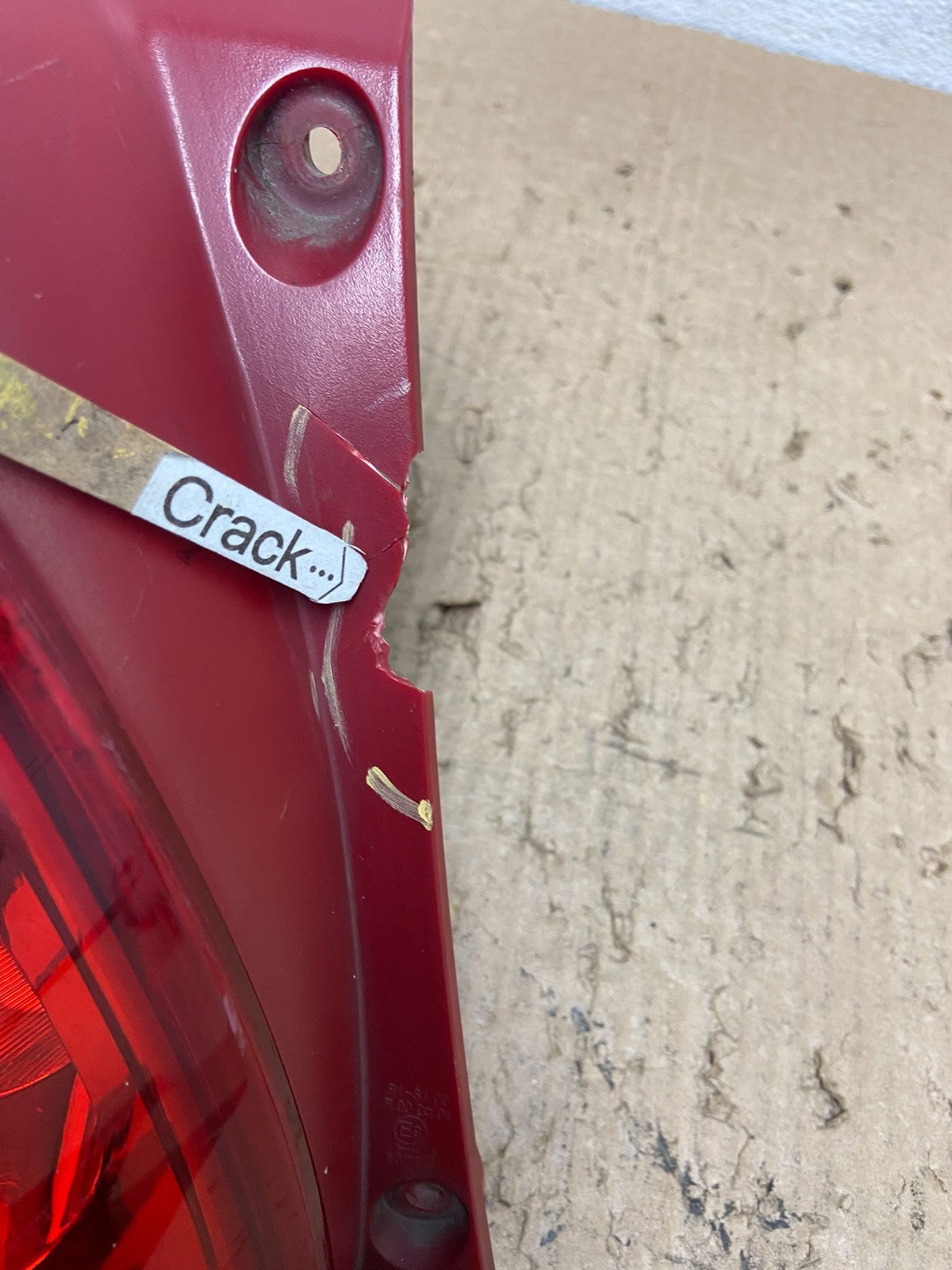 2012 to 2017 Hyundai Veloster Left Driver LH Tail light AF8411 DW4