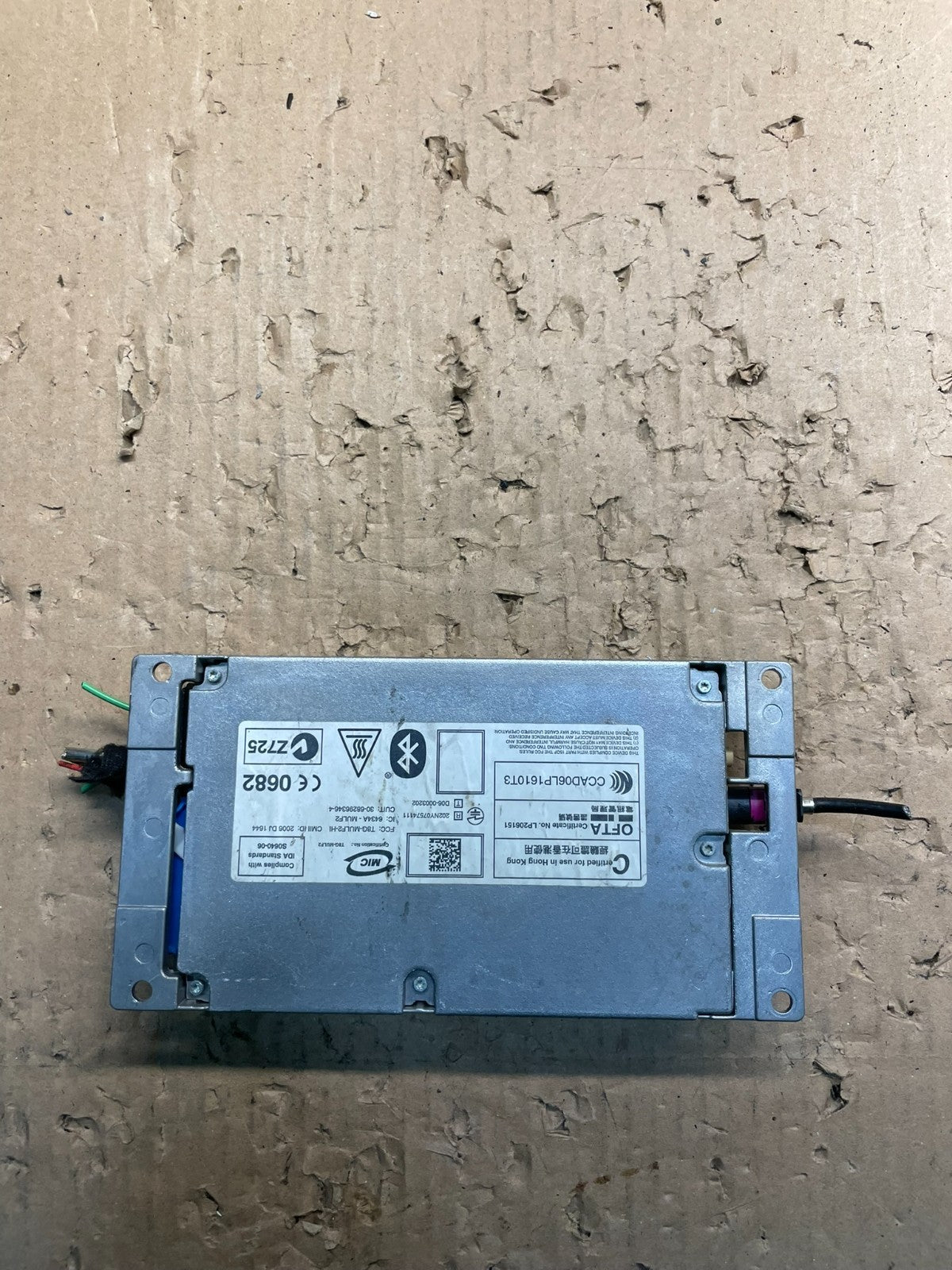 2007 to 2011 Bmw Bluetooth  Control Module Computer Telematics OEM U1498 DG2