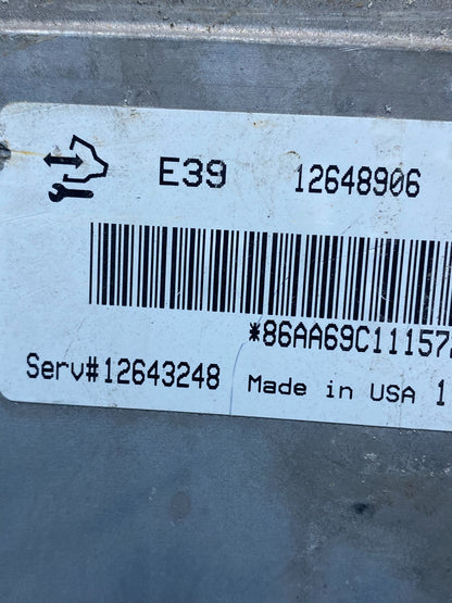 2012 to 2016 Chevrolet Impala Ecu Engine Control Module Unit Ecm af8991 DG2
