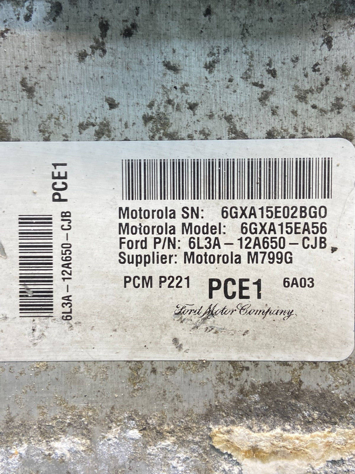 2006 Ford F-150 F150 5.4L Engine Control ECU Computer 6l3a-12a650-lb AF9320 DG2