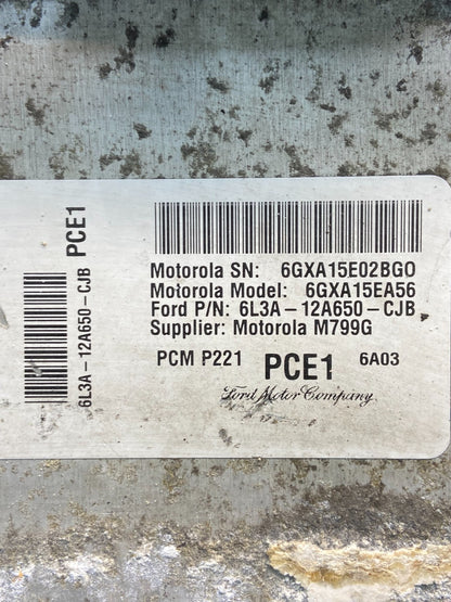 2006 Ford F-150 F150 5.4L Engine Control ECU Computer 6l3a-12a650-lb AF9320 DG2
