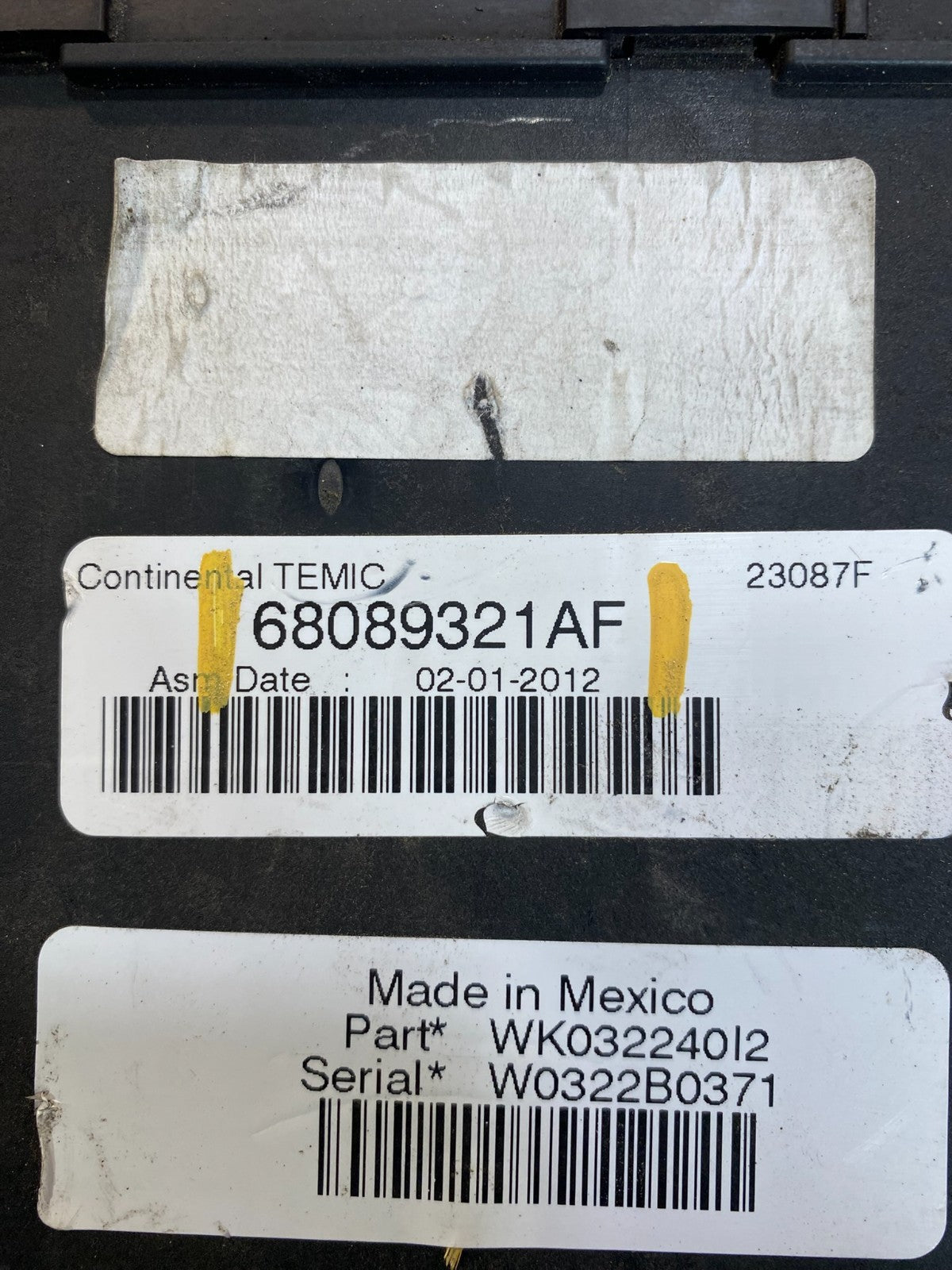 2014 Jeep Cherokee Fuse Box Multi-Function Relay Module Bcm AA5755 DG6