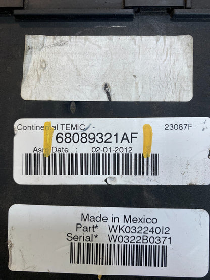 2014 Jeep Cherokee Fuse Box Multi-Function Relay Module Bcm AA5755 DG6