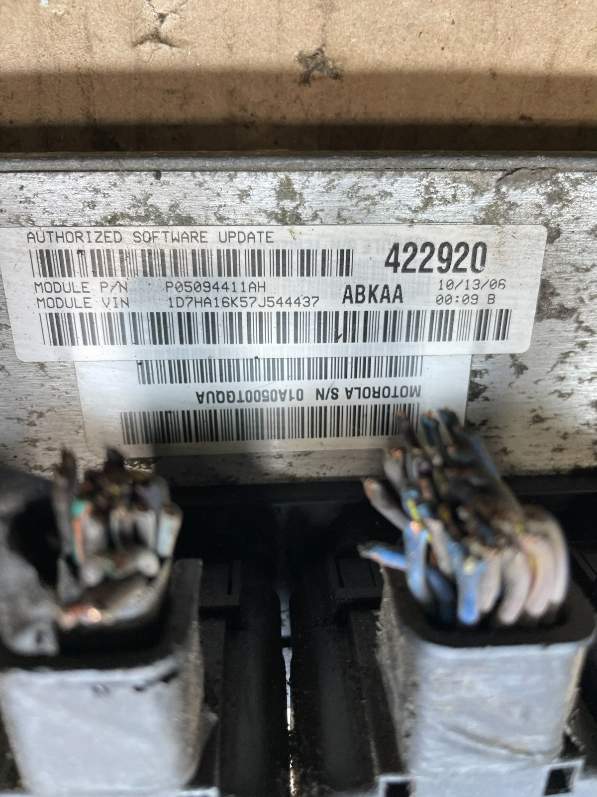 2007 Dodge Ram Engine Computer 3.7L ECM ECU Engine Computer Module OEM r1986 DG3