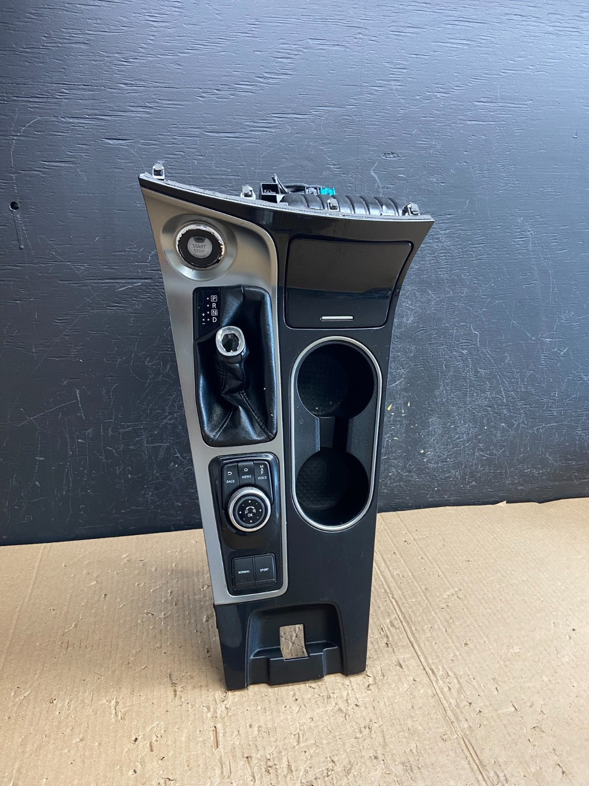 2016 to 2019 Nissan Maxima Climate Control Shifter Floor Bezel Trim OE AE4196 DG0