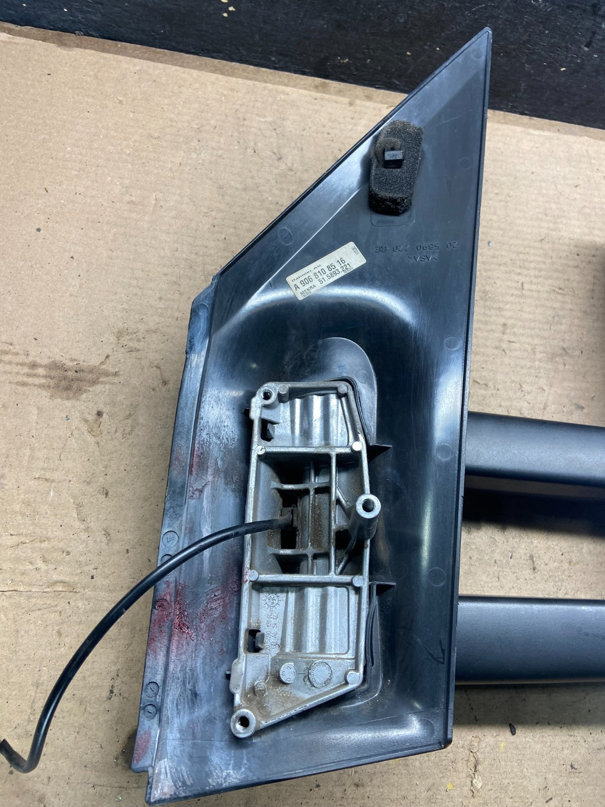 2007 to 2017 Mercedes-Benz Sprinter Right Passenger View Door Mirror OE Q6003 DG5