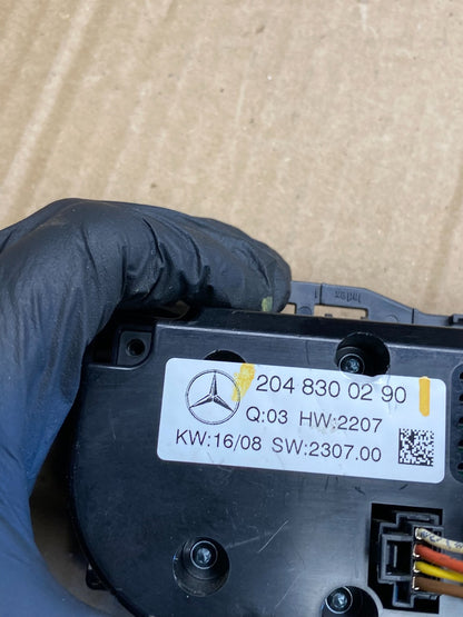 2008 2009 2010 Mercedes C-Class C300 A/C AC Climate Control Panel AC9312 DG6