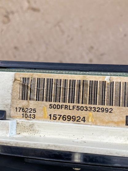 2001 to 2002 Chevrolet Express Speedometer Cluster Gauge AC6525 DG8