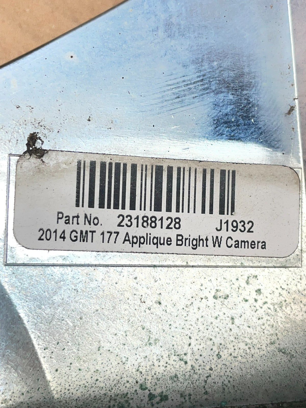 2010-2015 Gmc Terrain Lift Gate Handle Trim Back Up Camera Chrome Panel AE87035