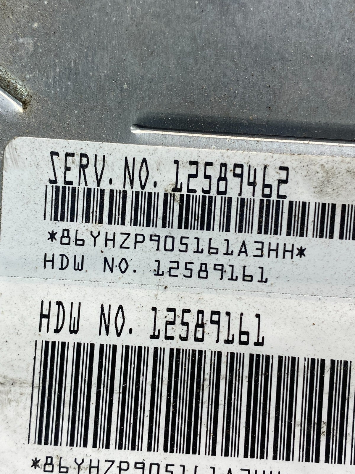 2005 Chevrolet Astro Ecu Engine Control Module Unit Ecm 12589462 AF8906 DG2