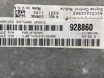2007 2010 Jeep Compass Patriot 2.4L PCM ECM ECU Engine Computer Module ag1570 DG2
