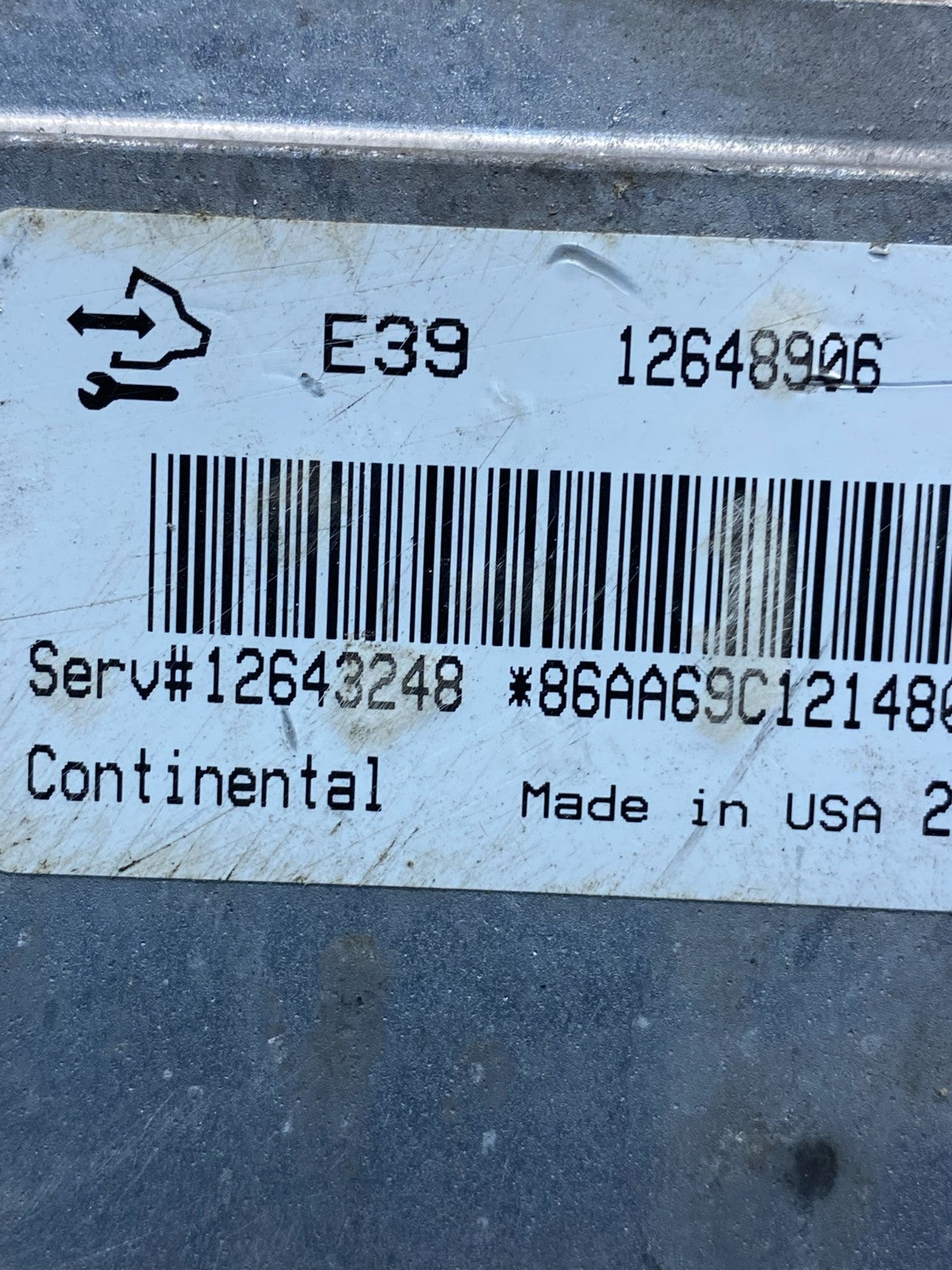 2012 GMC Acadia Traverse Engine Control Module ECM ECU 12648906 AE0069 DG2