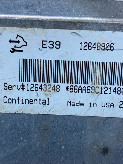 2012 GMC Acadia Traverse Engine Control Module ECM ECU 12648906 AE0069 DG2