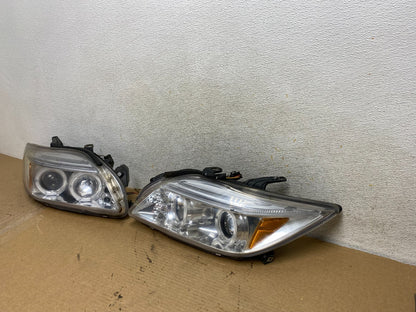 2005 to 2010 Scion Tc Left+Right Side Set Black LED Headlights AH4209 DG2