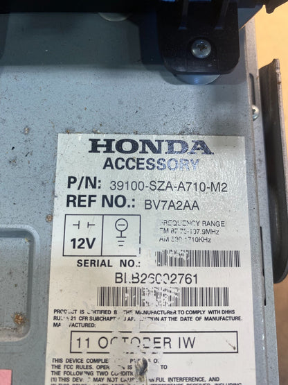 2012 to 2015 Honda Pilot AM FM CD Audio Radio Player Climate Control ad1583 DG6