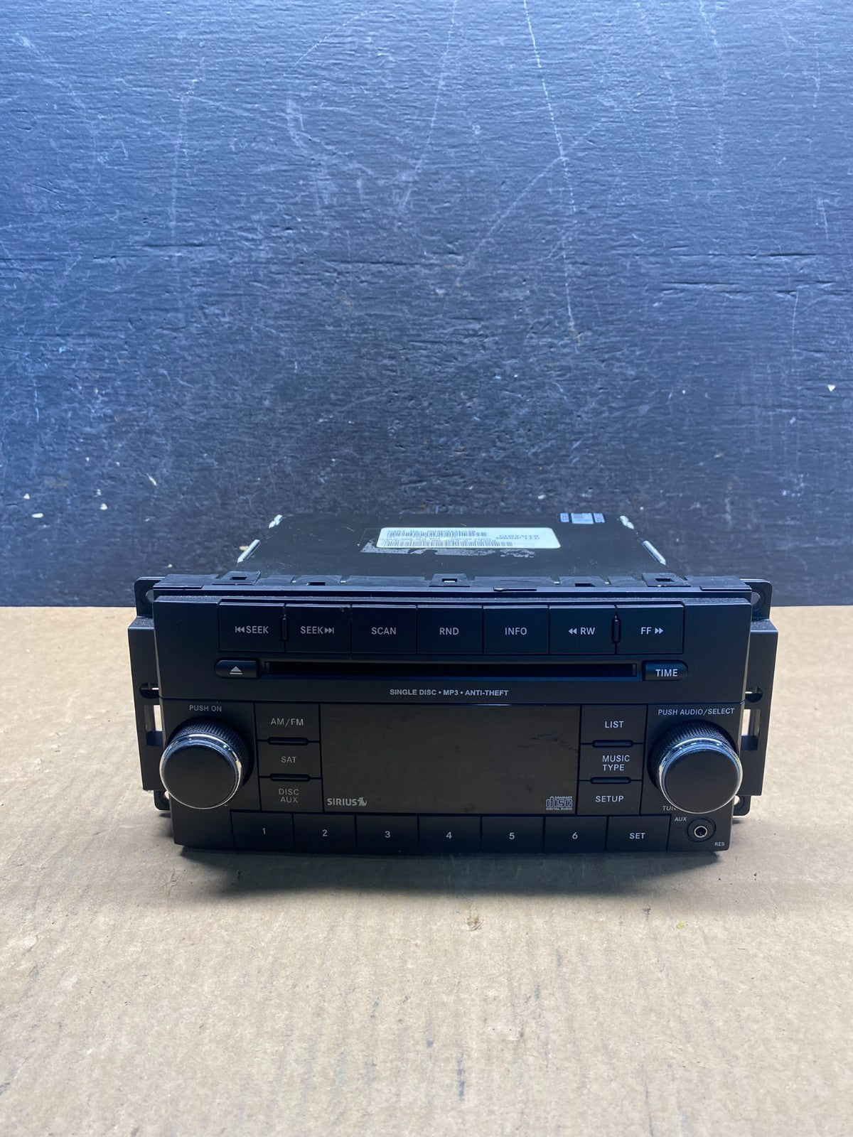 2007-2012 Chrysler Dodge Jeep Ram Radio CD MP3 AUX Receiver AG7397 DG0