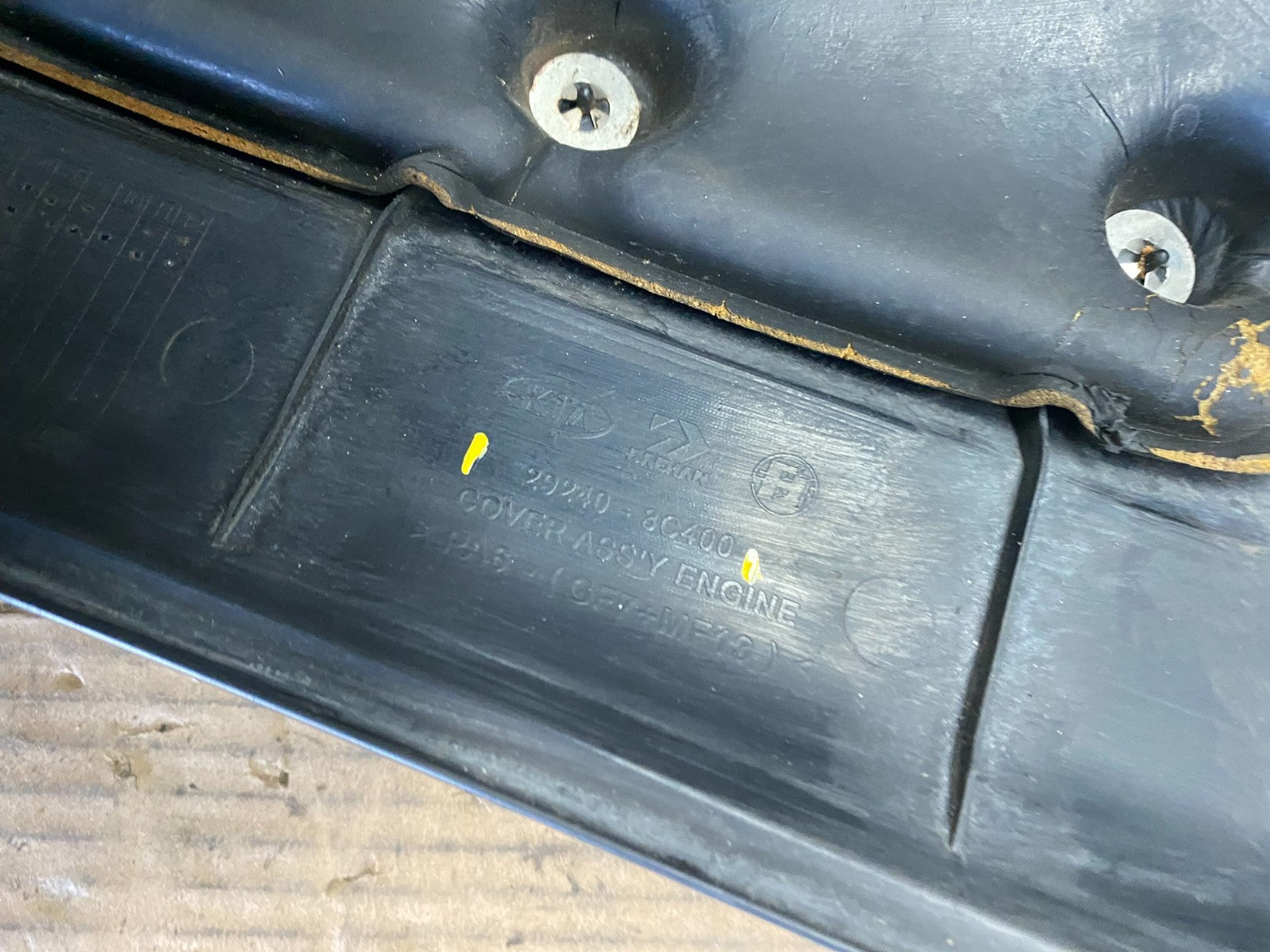 2006 to 2008 Kia Sedona V6 3.8L Engine Motor Cover t6773 DG8