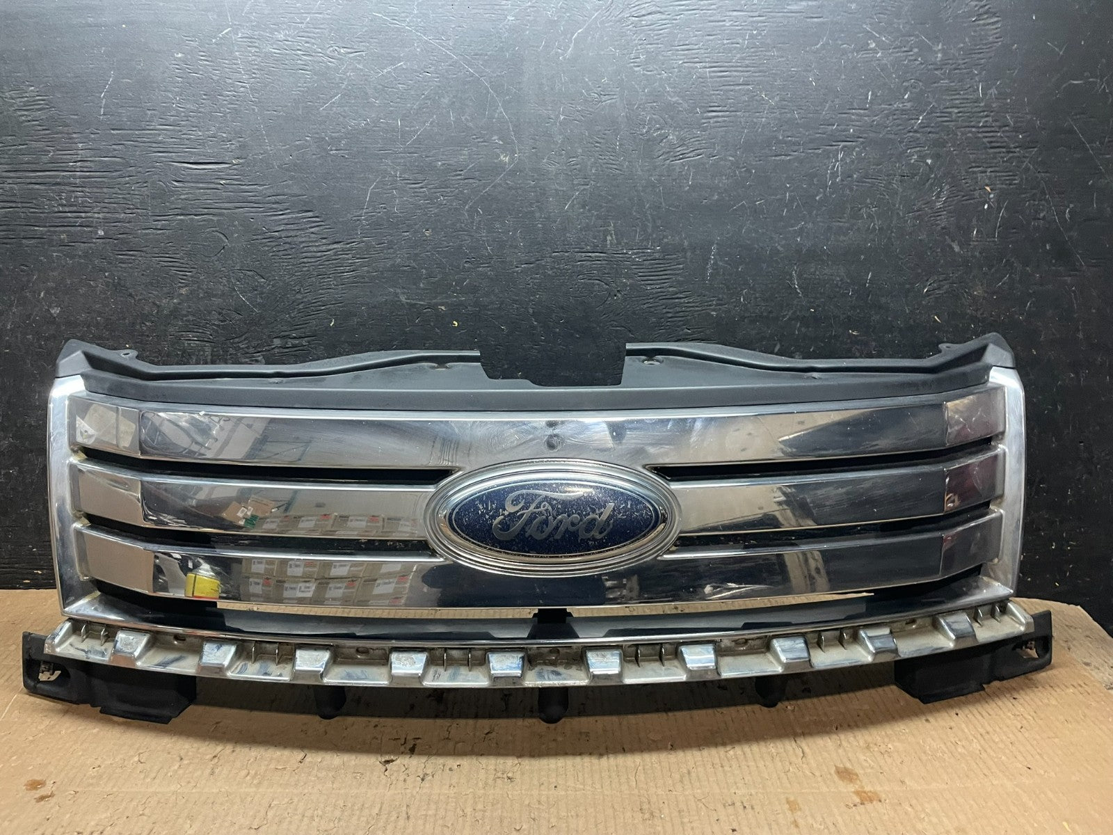 2007 2008 2009 2010 Ford Edge Front Upper Chrome Grill Grille Oem Y6526 DG0