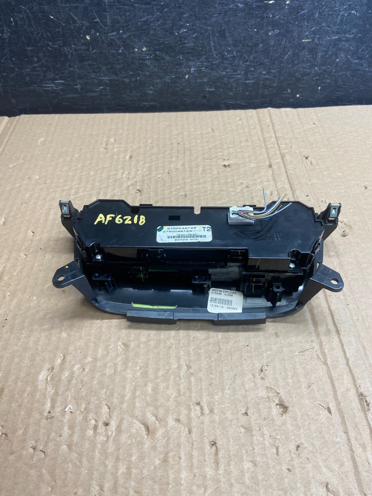 2015-2017 Nissan Sentra Climate Control Unit Heat Ac Temperature Hvac af6218 DG4