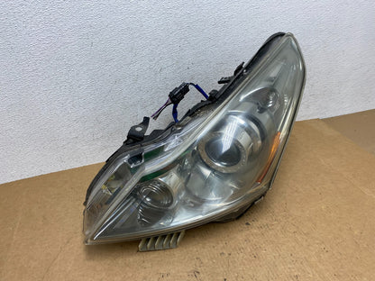 Sedan 4Door 2010 to 2013 Infiniti G37 Left Driver Headlight Xenon AE4828 DW2