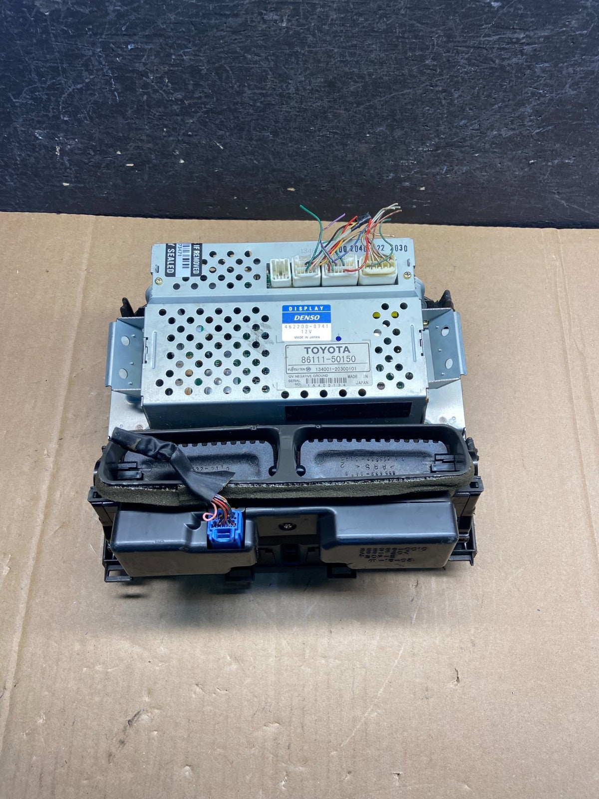 2001 -2003 Lexus LS430 Navigation Screen Info Radio Climate AF9455 DG5