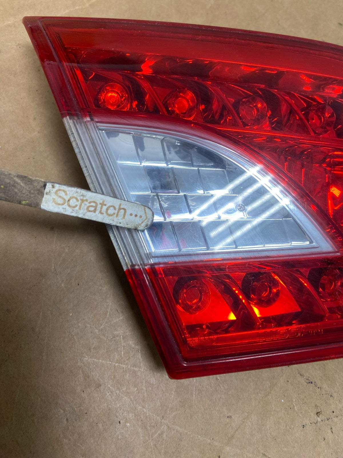 2013 2014 2015 Nissan Sentra Led Left Driver LH Inner Tail Light Oem X4993 DW4