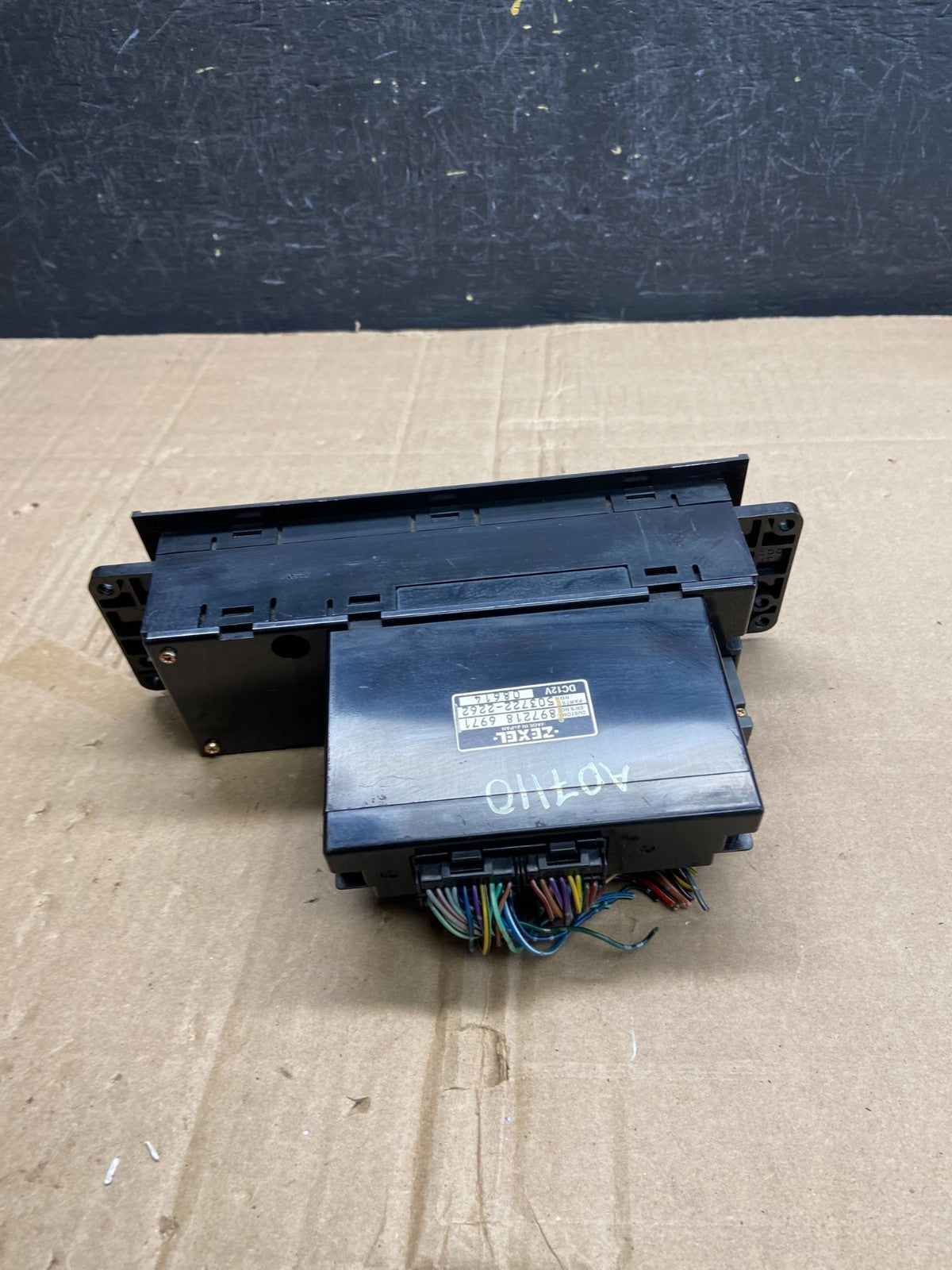 2000 to 2001 Isuzu Trooper Hvac Climate Control Heater A/C ad7110 DG4