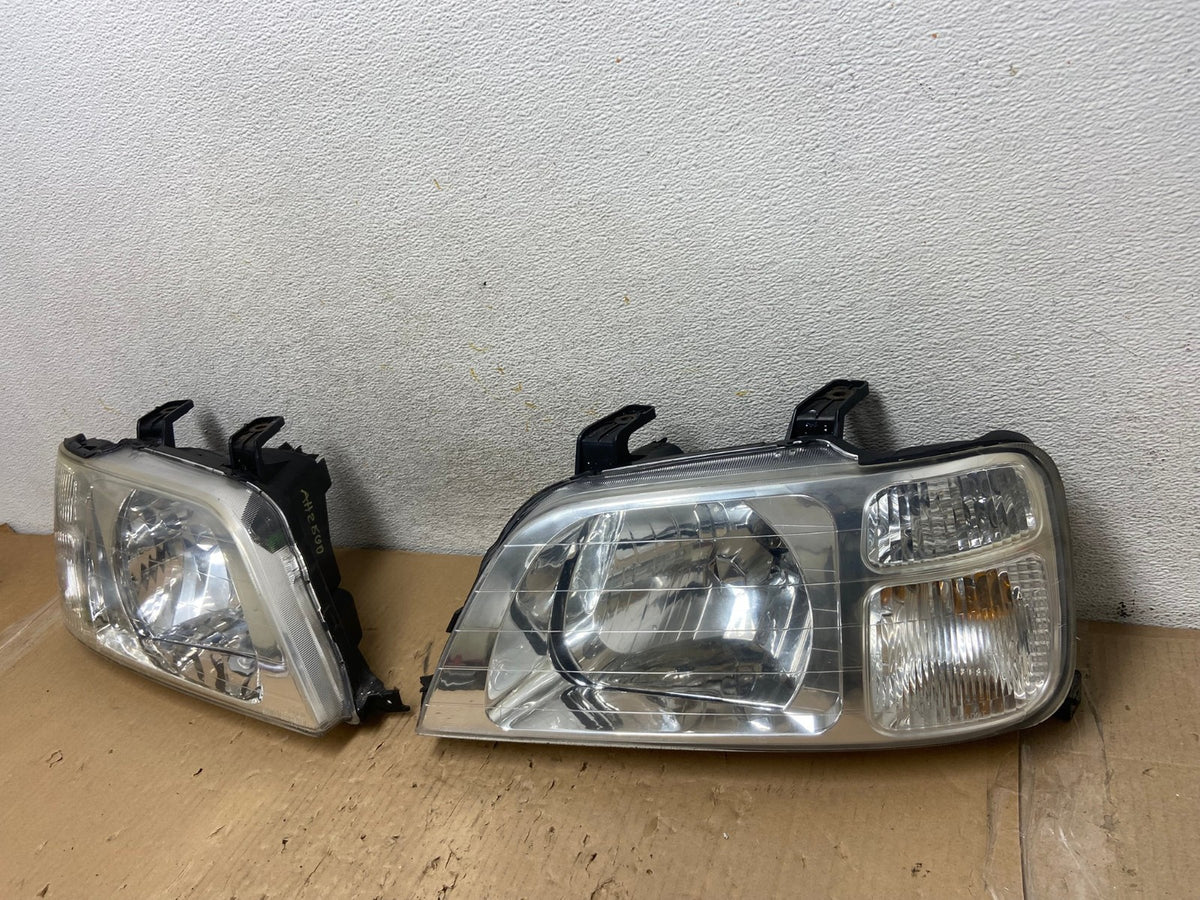1997 to 2001 Honda CR-V Crv Left+Right Set Chrome Headlights Halogen AH2800 LK2