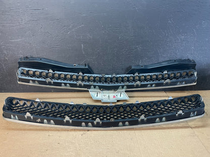 2007 to 2014 Chevrolet Tahoe Suburban Lower Upper Grill Grille Set AD5525 DG3