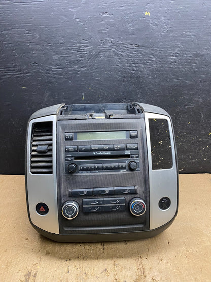 2009-2012 Nissan Frontier Xterra Radio Climate Control Bezel Center Z7585 DG0