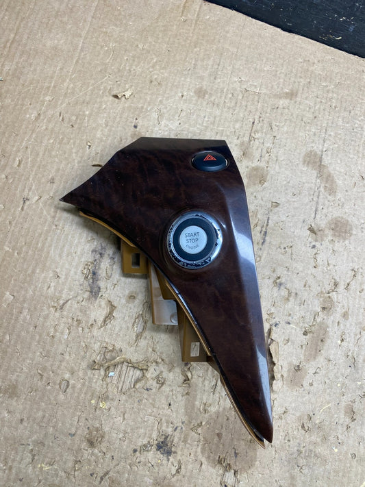 2011 to 2017 Nissan Quest Ignition Switch Bezel Woodgrain Hazard Switch Z7389 DG0
