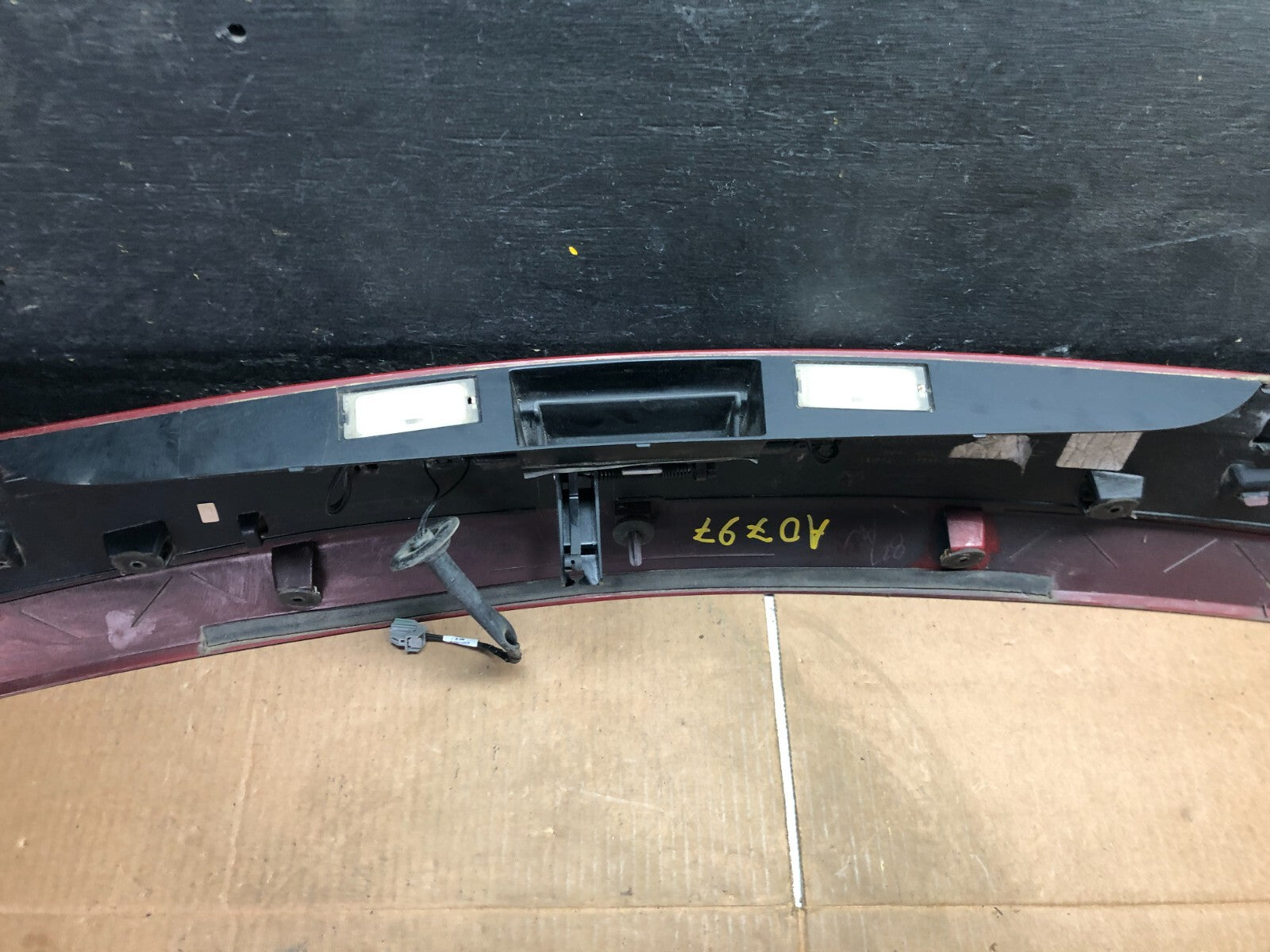 2011-2018 Dodge Grand Caravan Black Rear Tail Gate Trim Molding Panel OEM A07973
