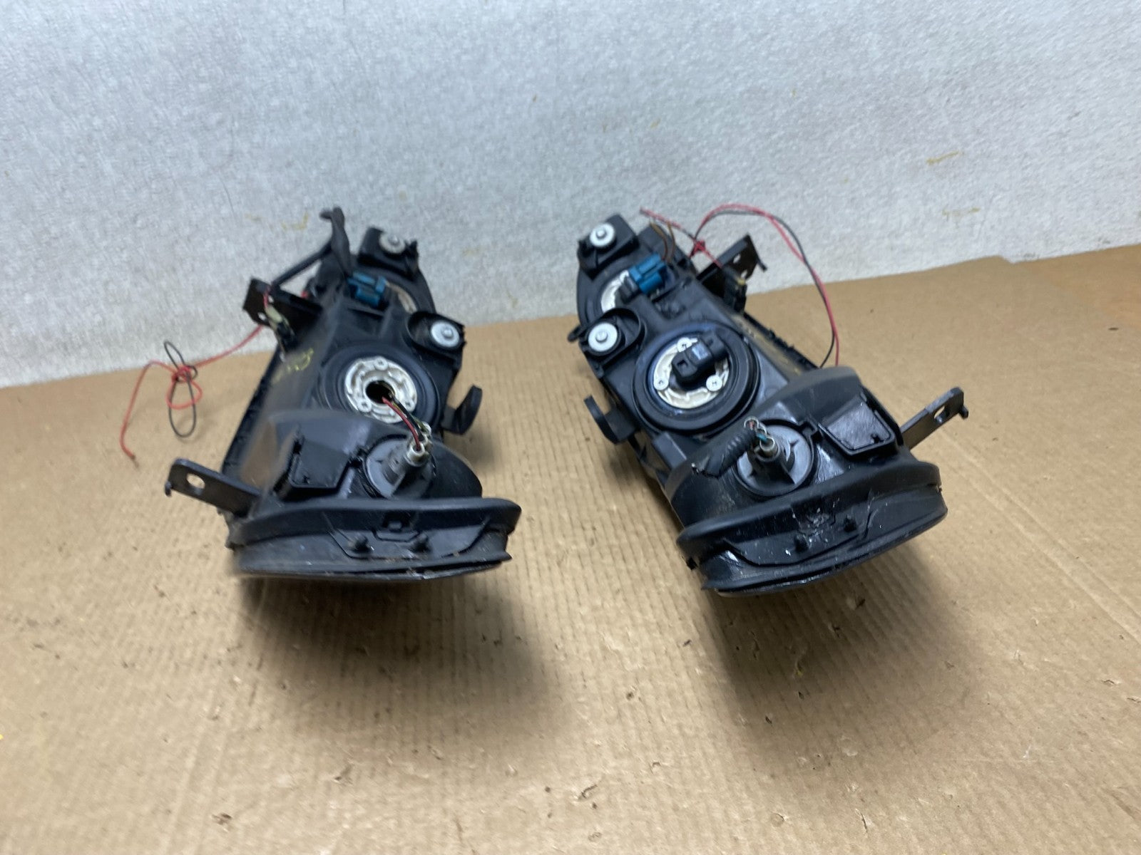 1998 to 2002 Honda Accord Black LED Left+Right Set Side Headlights W5123 DG9