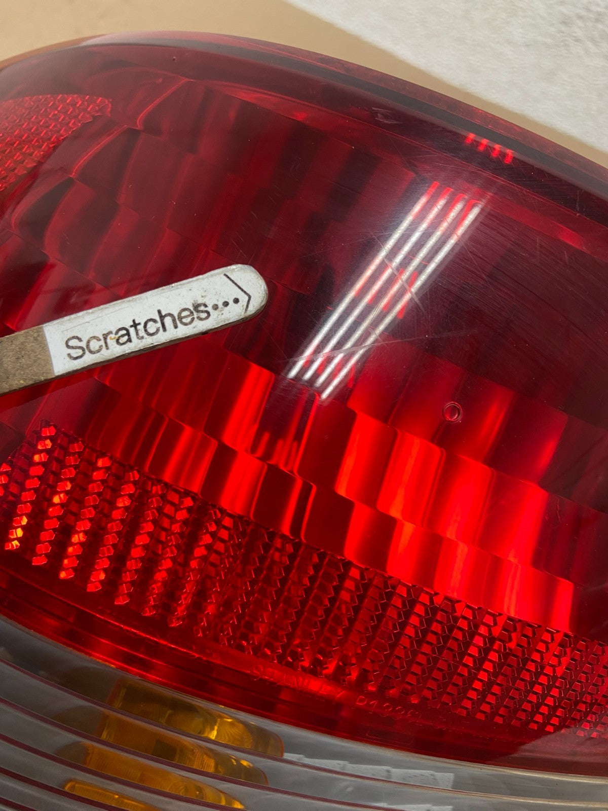 2001 to 2002 Honda Accord Sedan 4door Left Driver LH Tail Light AE6037 DW3
