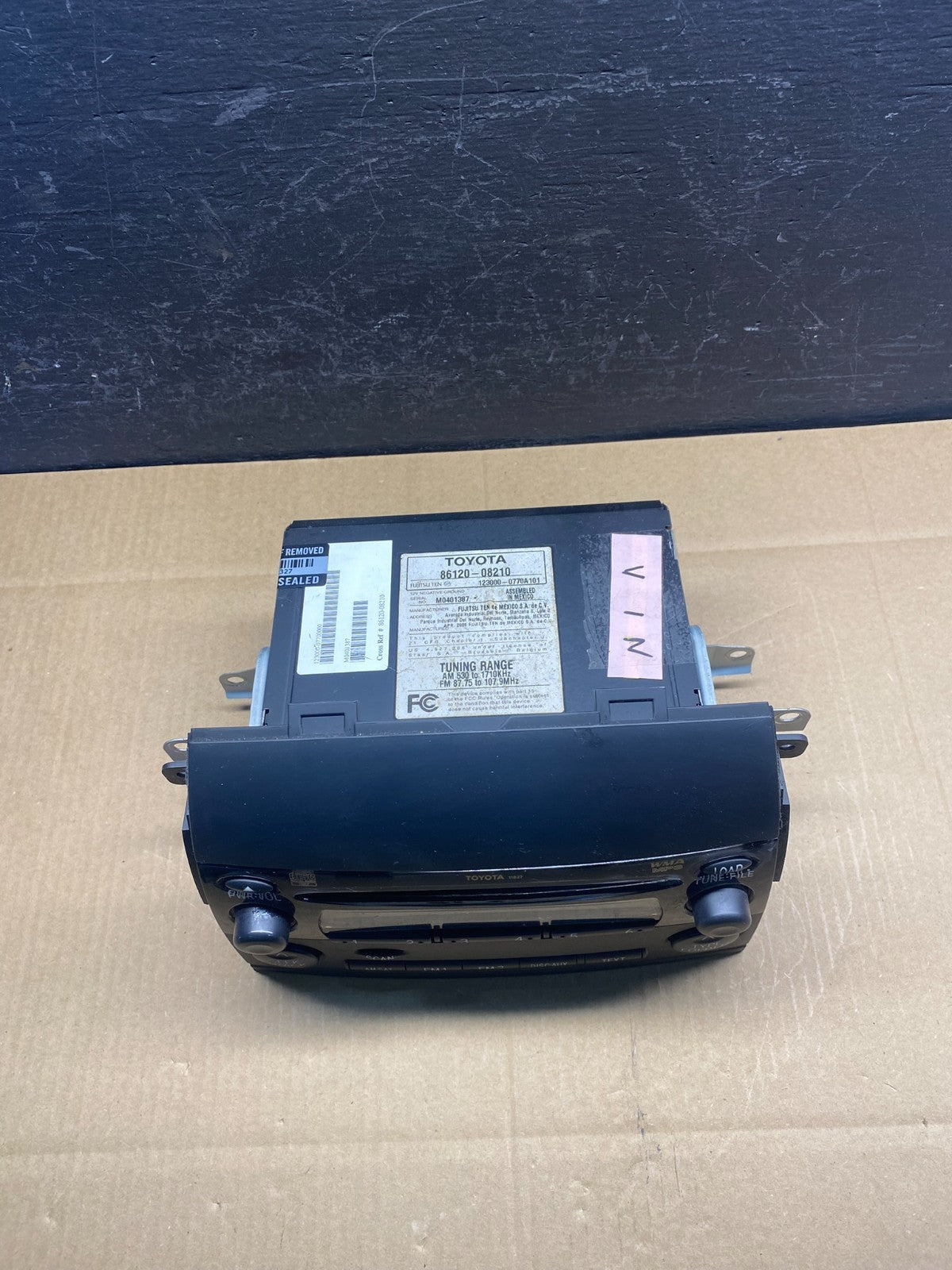 2004 to 2010 Toyota Sienna AM FM CD WMA Mp3 Radio Receiver ad1540 DG3
