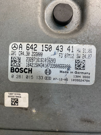 2007-2009 Mercedes Sprinter ECU ECM Engine Control Module a6421504341 AA7638 DG2