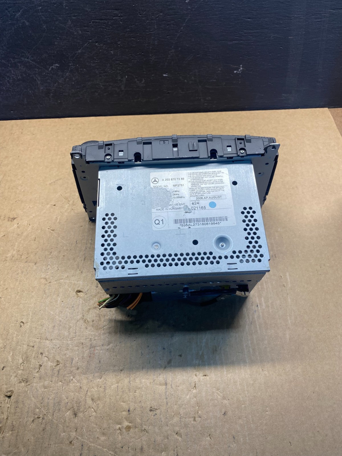 2005 2006 2007 Mercedes W203 C230 C240 Head Radio CD Player Stereo ac7124 DG4