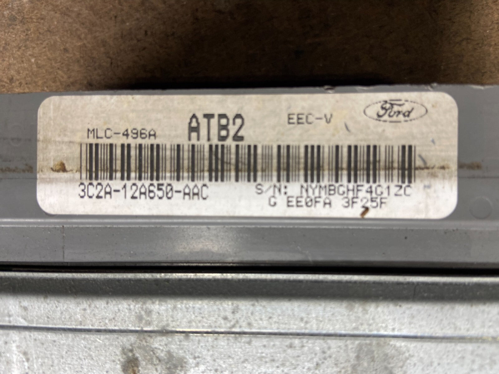 2003 Ford E-Series 4.6L Van Engine Computer Module 3C2A-12A650-AAC M9758 DG2
