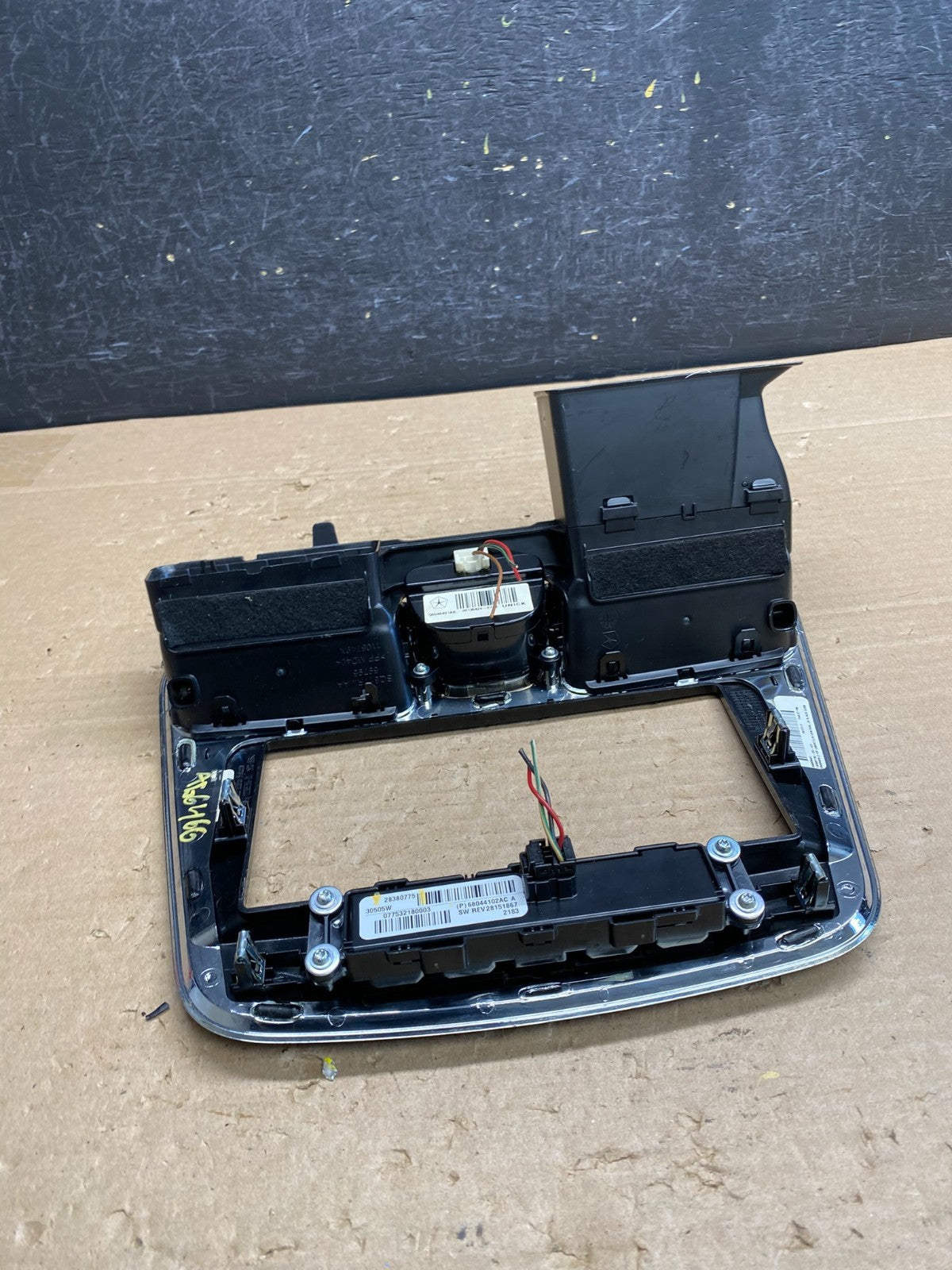2011 - 2014 Chrysler 200 Dash Radio Bezel Trim Clock Hazard Bezel AG6466 DG4