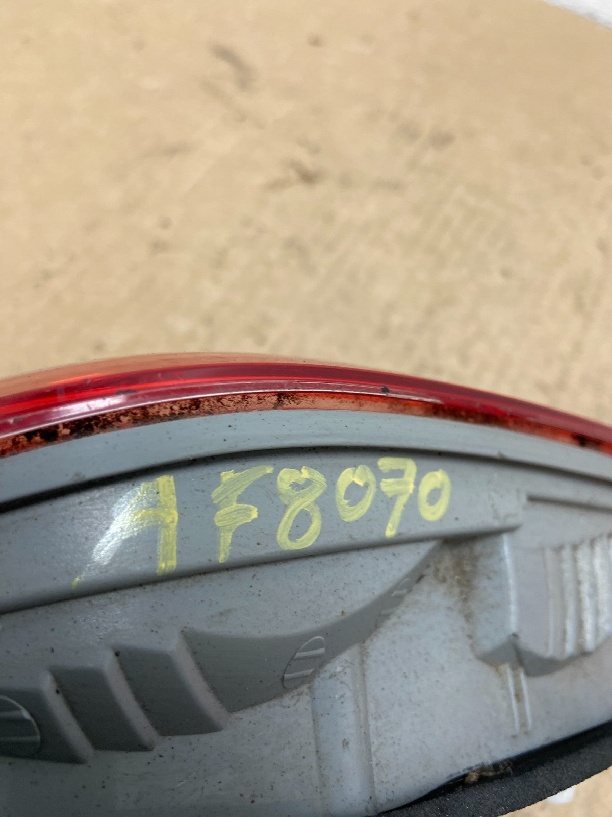 2007 2008 2009 Toyota Camry Right Passenger Rh Tail Light Inner AF8070 DW6