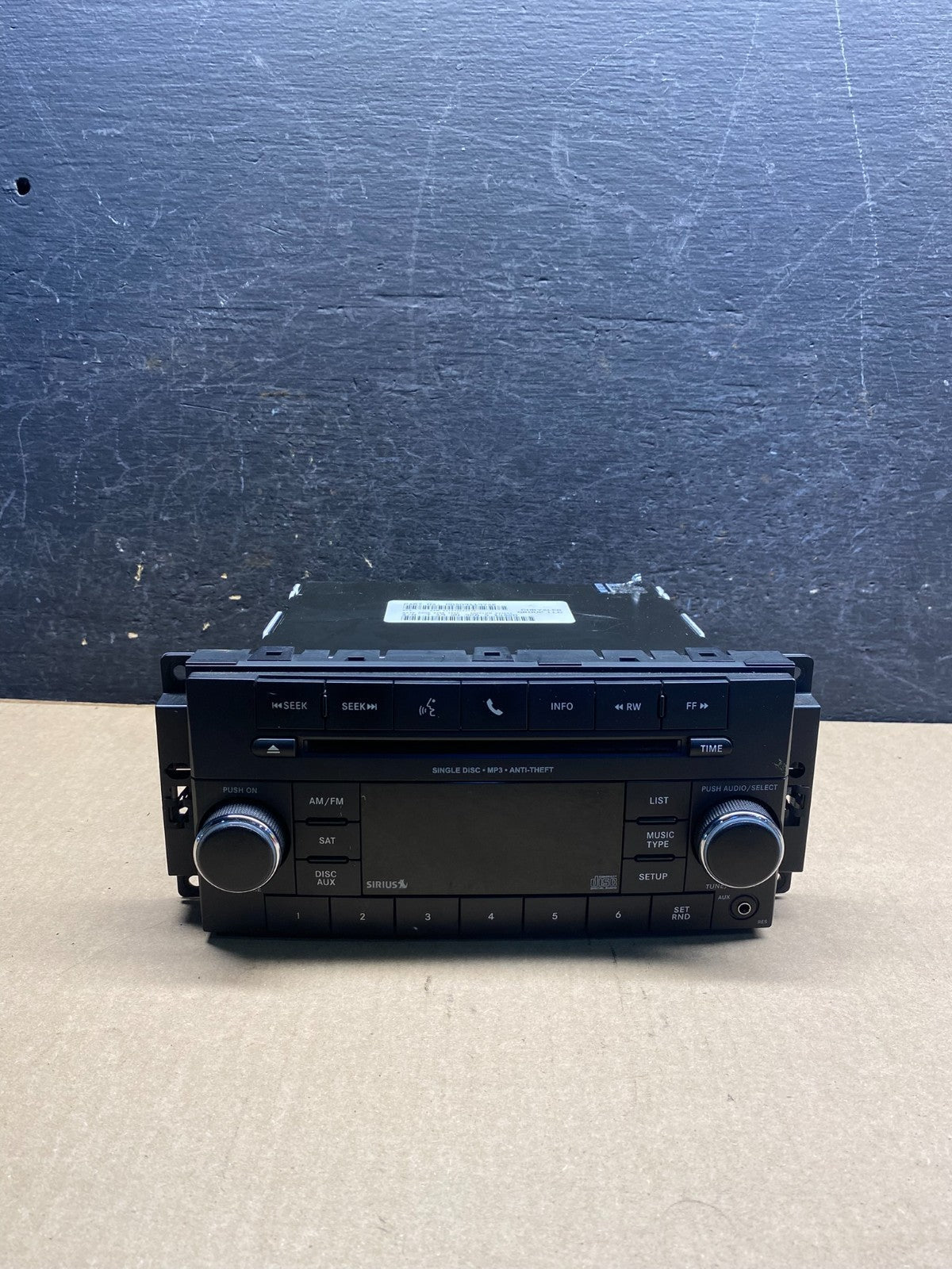 2007-2012 Chrysler Dodge Jeep Ram Radio CD MP3 AUX Receiver AH1655 DG0