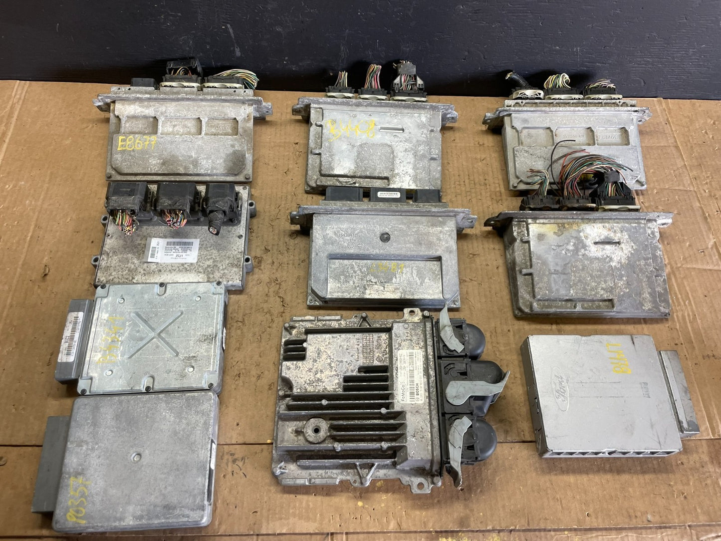 Mix of 10 Ford ECM Engine Computer Module AB75530