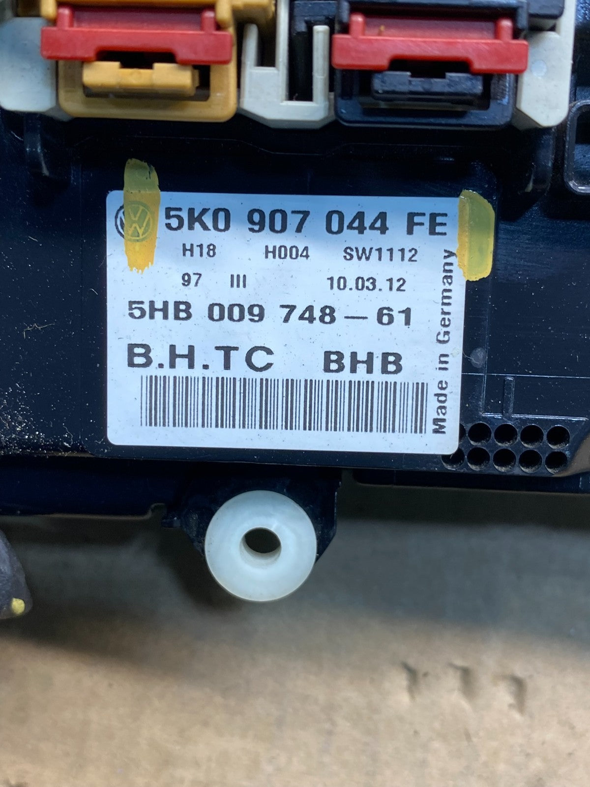 2009 2010 Volkswagen Eos Ac Heater Climate Control 5k0907044cf AH4627 DG5
