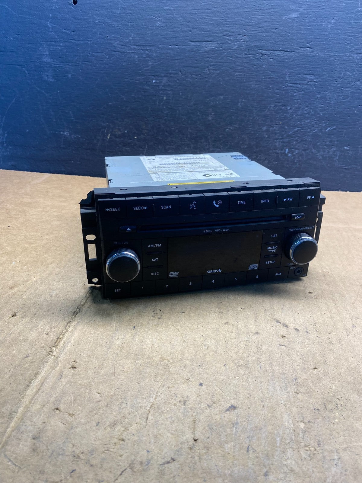 2007-2012 Chrysler Dodge Jeep Ram Radio CD MP3 AUX Receiver ad4981 DG0