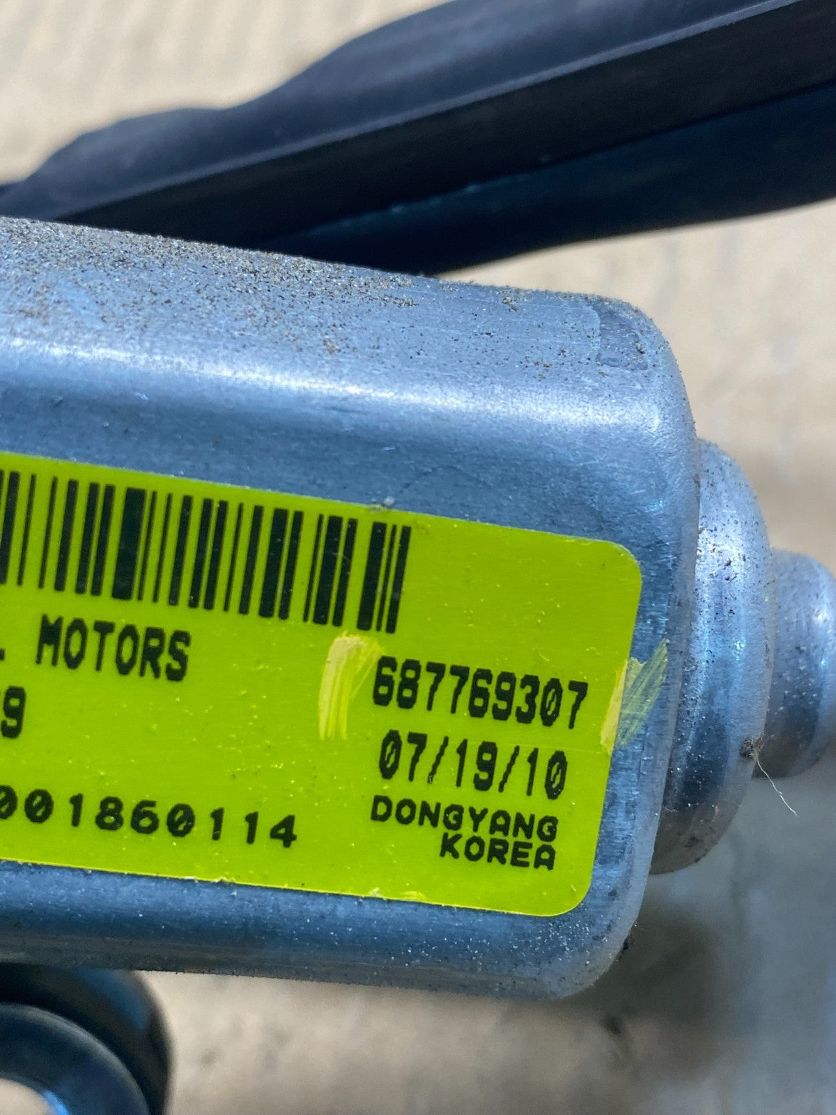 2009-2017 Chevrolet Traverse Rear Glass Windshield Wiper Motor AD1519 DG6