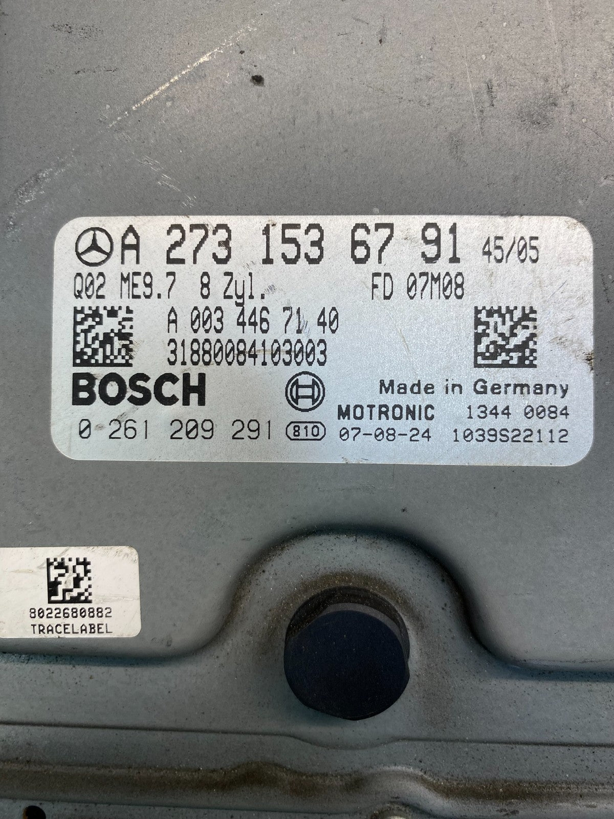 2007 to 2012 Mercedes GL450 ECM ECU Engine Control Module OEM aa7644 DG2