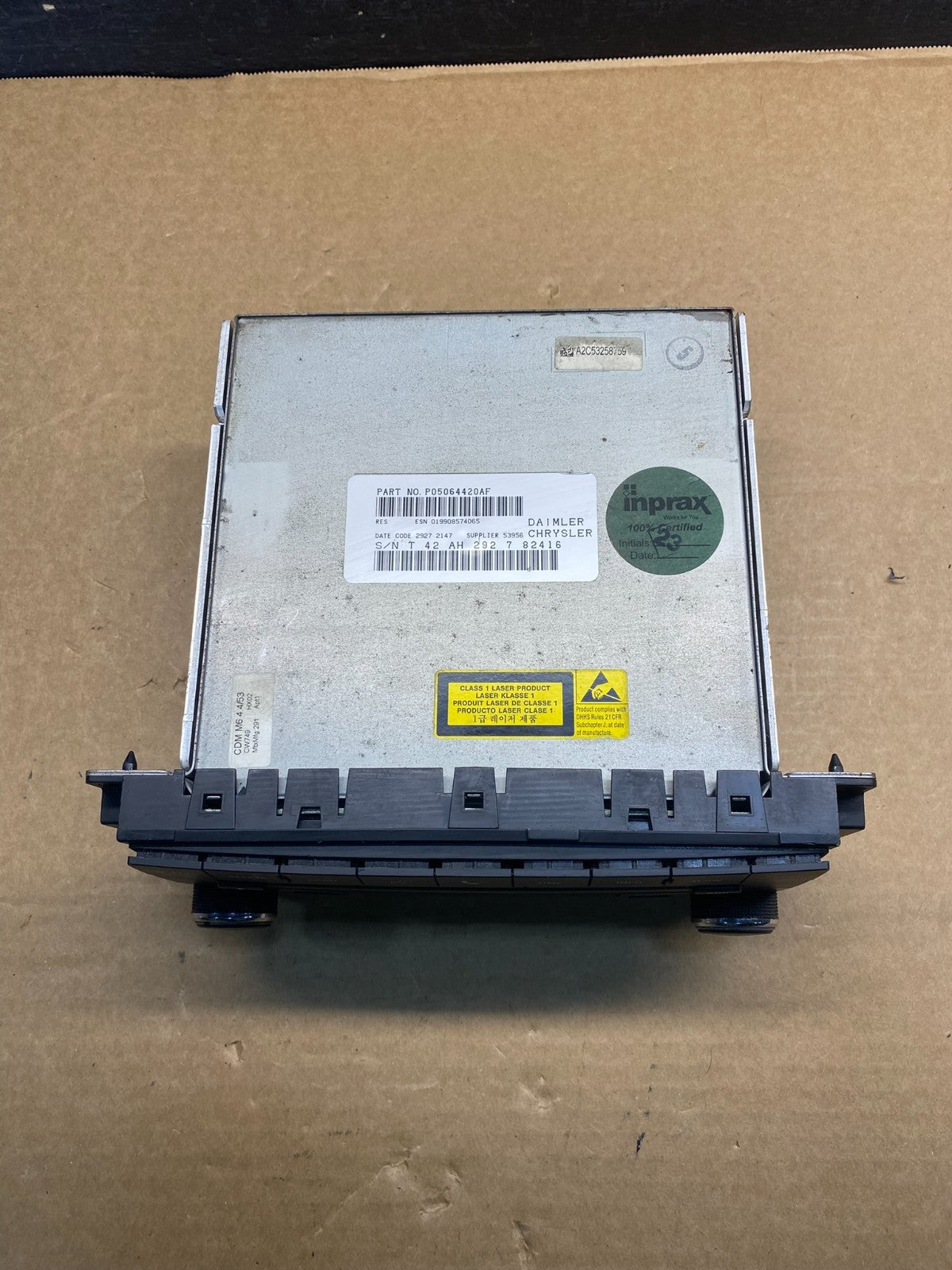 2007-2012 Chrysler Dodge Jeep Ram Radio CD MP3 AUX Receiver AF4226 DW3